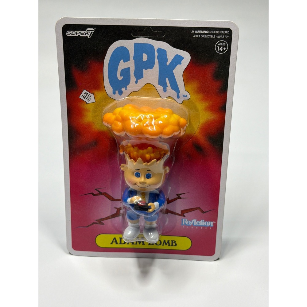 Super7 GPK ReAction Figures Adam Bomb Garbage Pail Kids 3.75 Inch Action Figure